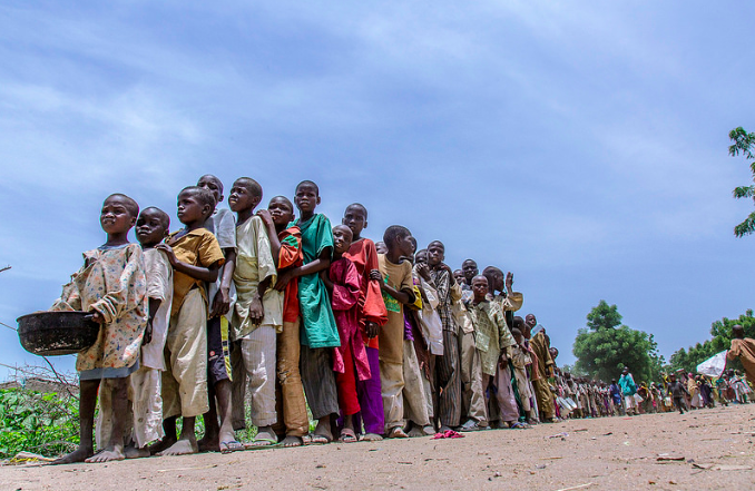 Banki IDP camp, Borno state, northeast Nigeria